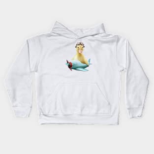 PILOT DUCK Kids Hoodie